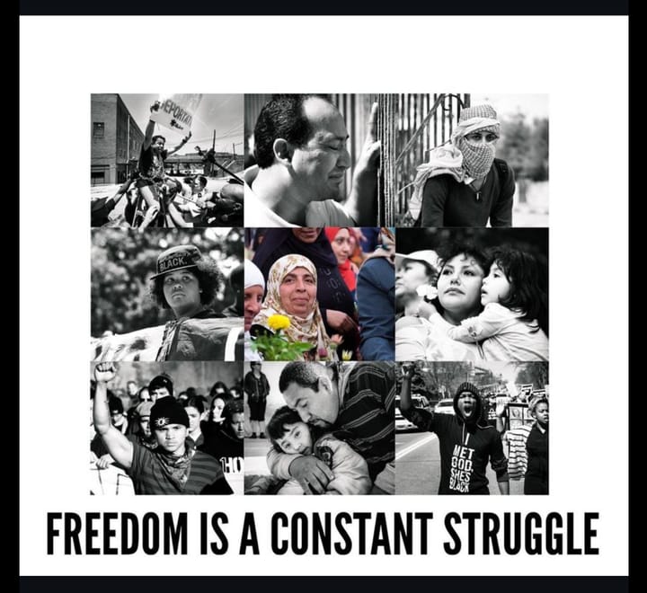 Freedom is a Constant Struggle